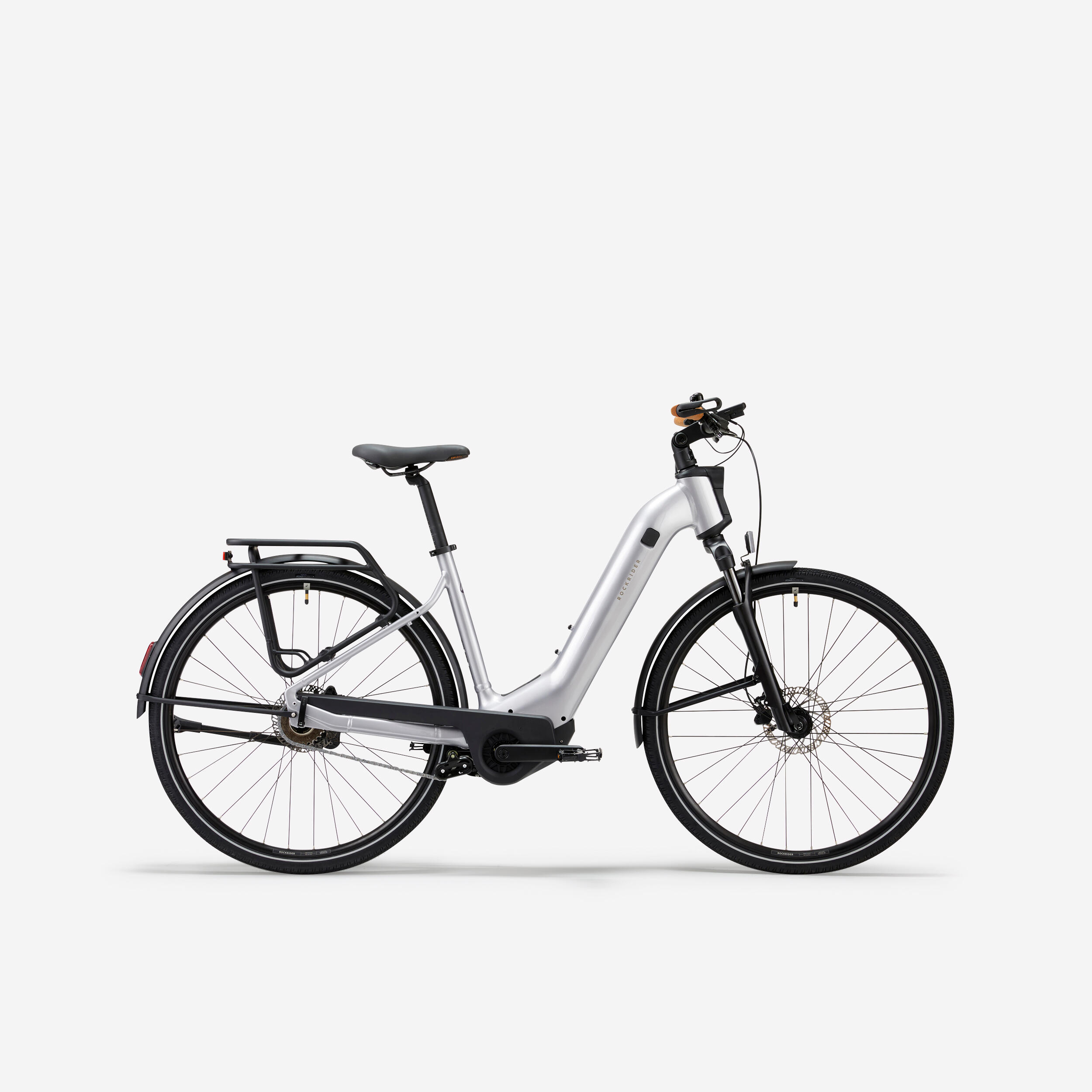 Vélo tout chemin électrique à moteur automatique owuru cadre bas, e-actv 900 - ROCKRIDER