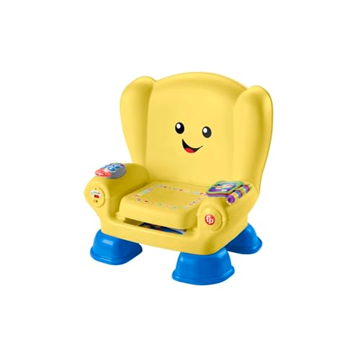Fisher-Price Laugh & Learn Smart Stages Chair - UK English Edition, yellow, interactive musical toddler toy, BHB96 - Fisher-Price Laugh & Learn Smart Stages Chair - UK English Edition, yellow, interactive musical toddler toy, BHB96