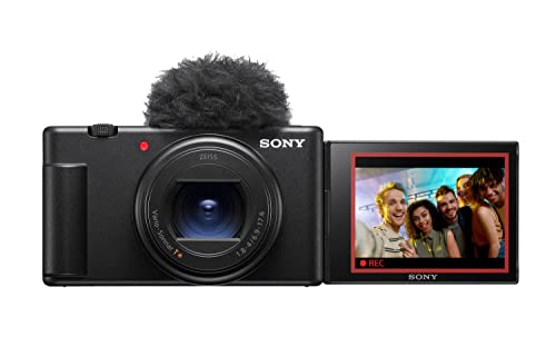 SONY ZV-1 II High Performance Compact Vlogging Camera - Black, Black