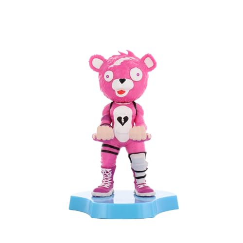 Cable Guys Fornite Figurine Holdem Cuddle Team Leader - Support écouteurs, smartphone ou petit accessoire - 11 cm