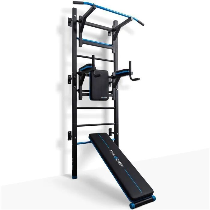 THUNDER Barre de traction RITMO équipement de fitness - MUSCULATION - MAISON - CHARGE MAX 150KG - MUSCULATION - ACIER -