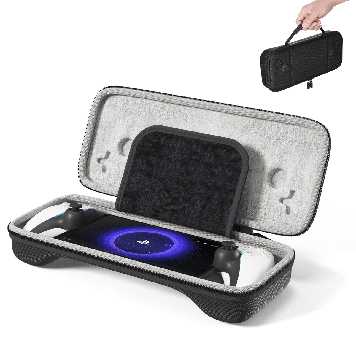 iofeiwak Étui de Transport Rigide pour PS5 Portal, étui de Rangement Portable Mince Compatible avec Le Lecteur à Distance Playstation 5