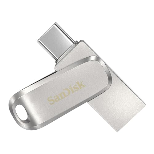 Clé USB/Type-C 3.1 Gen1 ""Ultra Dual Drive Luxe"", 1TB, 150MB/s, Argenté