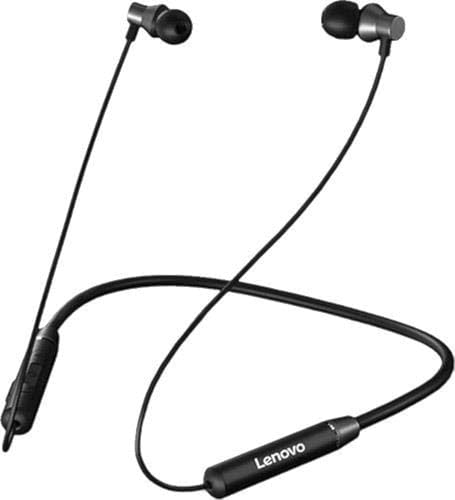 Lenovo HE05 BT Écouteurs BT5.0 Sport Casque Anti-Transpiration Sans Fil Running Casque Antibruit Magnétique Écouteurs-Noir