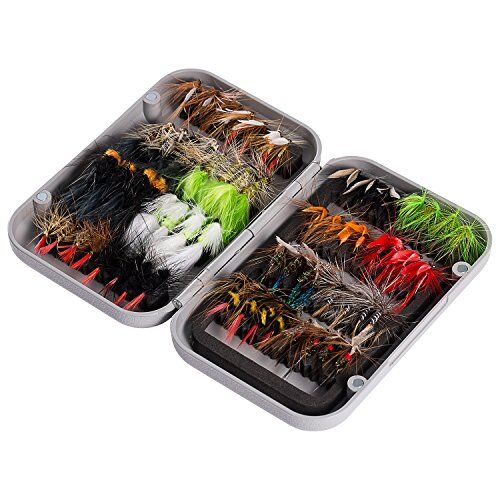 Mini Set 16 Mouches Sèches Sulcifly - Tailles Mixtes, Pêche à La Mouche Truite