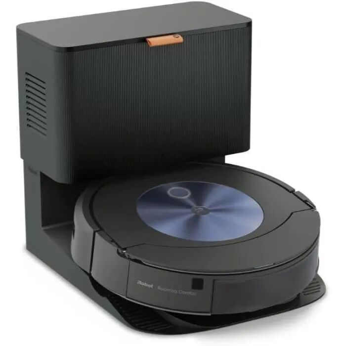 irobot Roomba Combo j7 Plus (c7556) - Robot Aspirateur et Laveur de sols connecté - Lingette rétractable - Cartographie et Navigation Intelligentes- Vidage Automatique