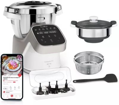 Robot multifonction MOULINEX I companion pro +cuiseur vapeur YY5286FG