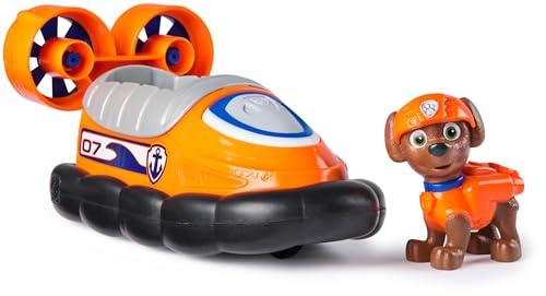 Paw Patrol - Pat Patrouille - Véhicule Figurine Zuma - Voiture Figurine Pat Patrouille À Collectionner - Pat Patrouille Jouet - Jouet Plastique Recyclé - Voiture Enfant - Jouet Enfant 3 Ans Et +