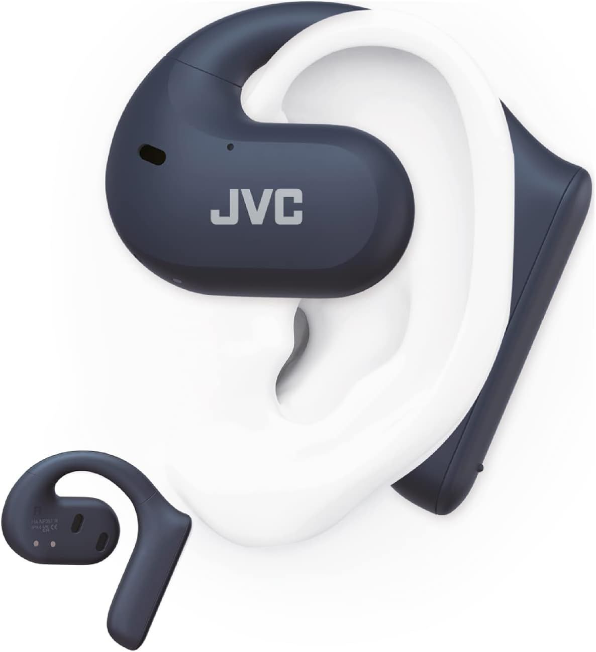 Nearphones, Écouteurs True Wireless, Design Oreilles Libres, Water Proof (Ipx4) Pour Le Running, Micro Fonction Mute, Autonomie 17H, Bluetooth 5.1, Ha-Np35T-A (Bleu)[QUE08118]