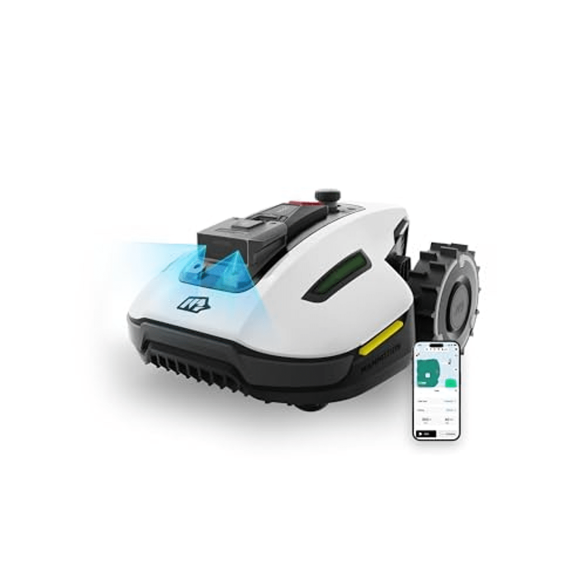 Mammotion Yuka mini 500 - MAMMOTION YUKA Mini 500 Robot Tondeuse sans Fil Périphérique, NetRTK+Vision, Aucune Antenne RTK Requise, Recommandé 500 m², Max. 700 m², Pente à 50%, Cartographie Automatique, avec Module 4G