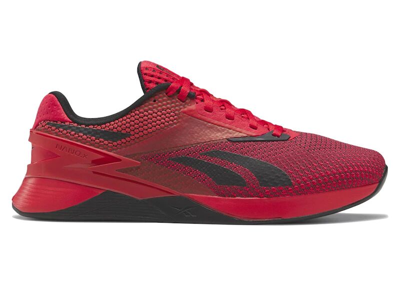 Reebok Nano X3 Vector Red Black - 12 - Vector Red/Vector Red/Core Black - Men