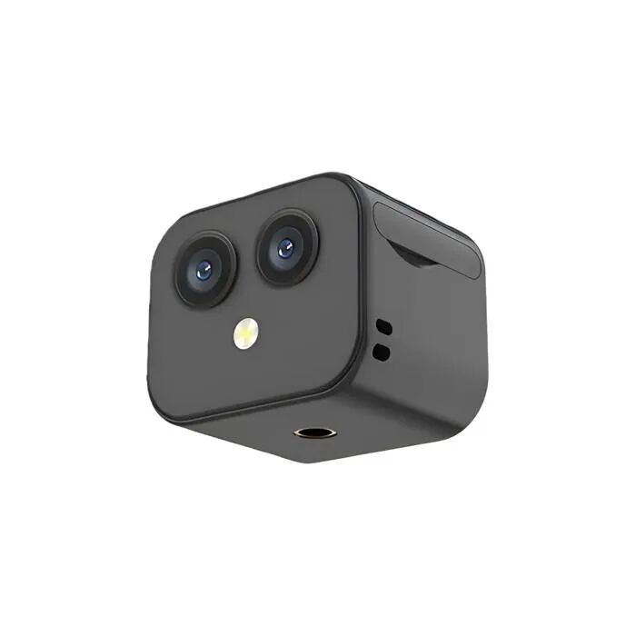 Caméra miniature caméra daction 4K 32 Go Wi-Fi objectif grand angle 170° adaptée à de multiples scénarios noir