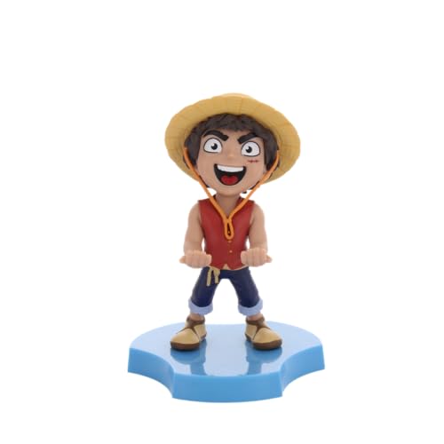 Cable Guys One Piece Figurine Holdem Luffy - Support écouteurs, smartphone ou petit accessoire - 11 cm