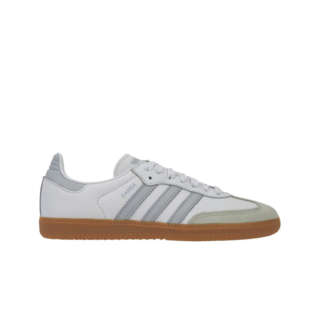 adidas Samba OG Blanc Halo Bleu Caoutchouc Baskets Femme Blanc Nuage Blanc Cassé IE0877 37⅓ - adult