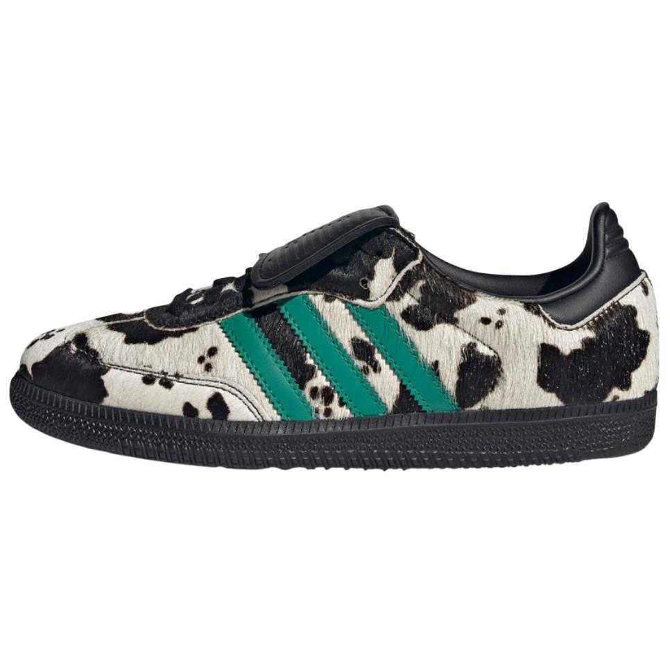 adidas Samba LT Pack Imprimé Vache - Baskets Noires Blanches pour Femmes Noir Profond Bleu Lumineux Doré Métallique JS3930 42⅔ - adult
